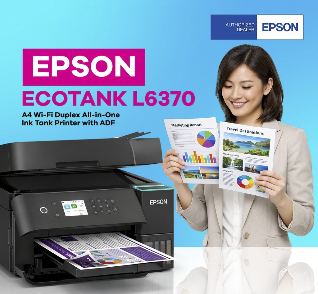 Impresora Multifuncional e Inalámbrica Epson EcoTank L6370