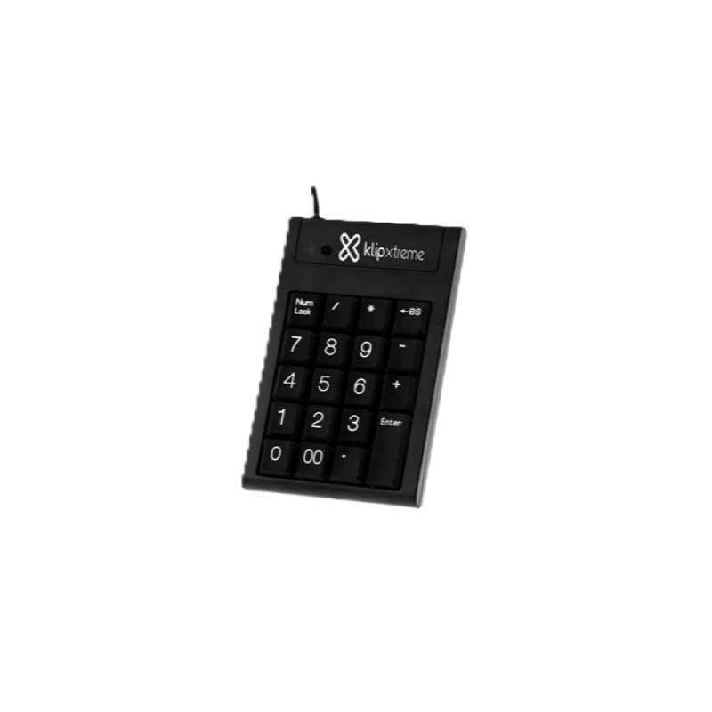 Teclado Numérico Klip Xtreme Abacus con Cable de Color Negro