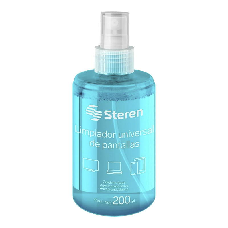 Botella Steren de Limpia Pantallas con Guante