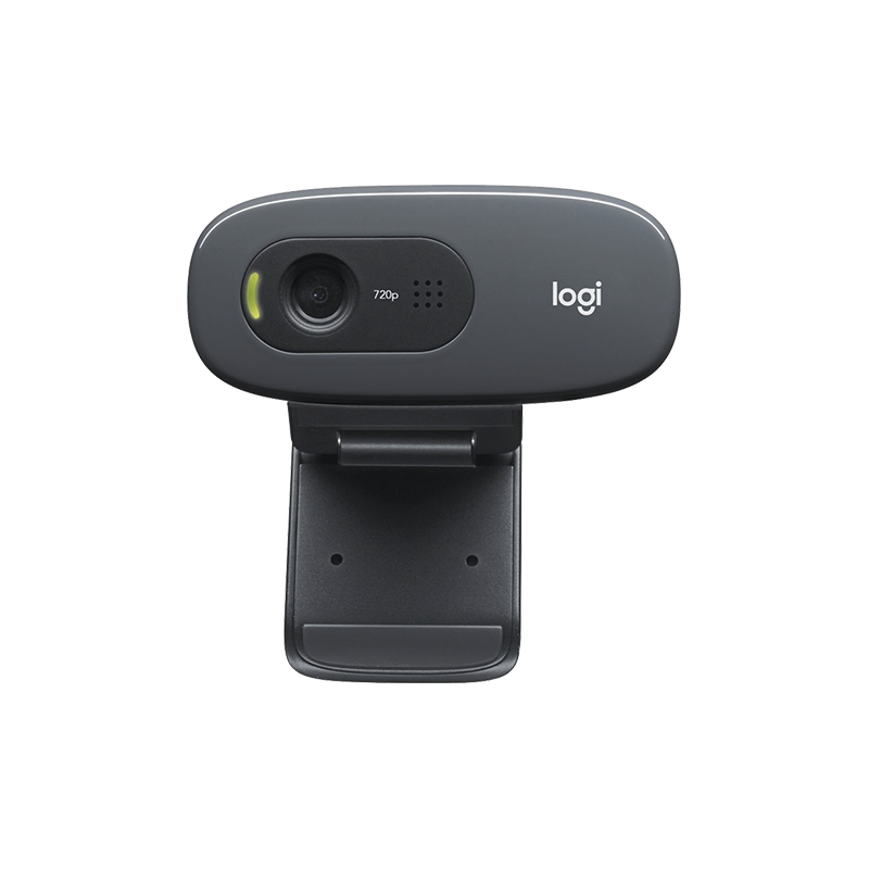 Cámara Web Logitech C270 HD de Color Negro con Cable USB-A