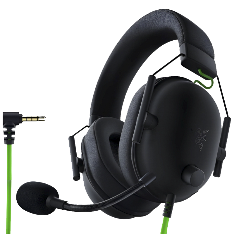 Audífonos Gamer Razer BlackShark V2 X Black de Color Negro