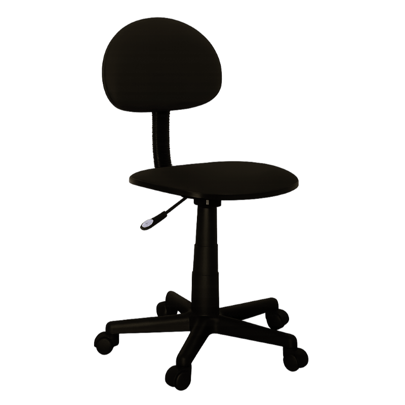 Silla Xtech Black de Color Negro sin Brazos para Estudiantes