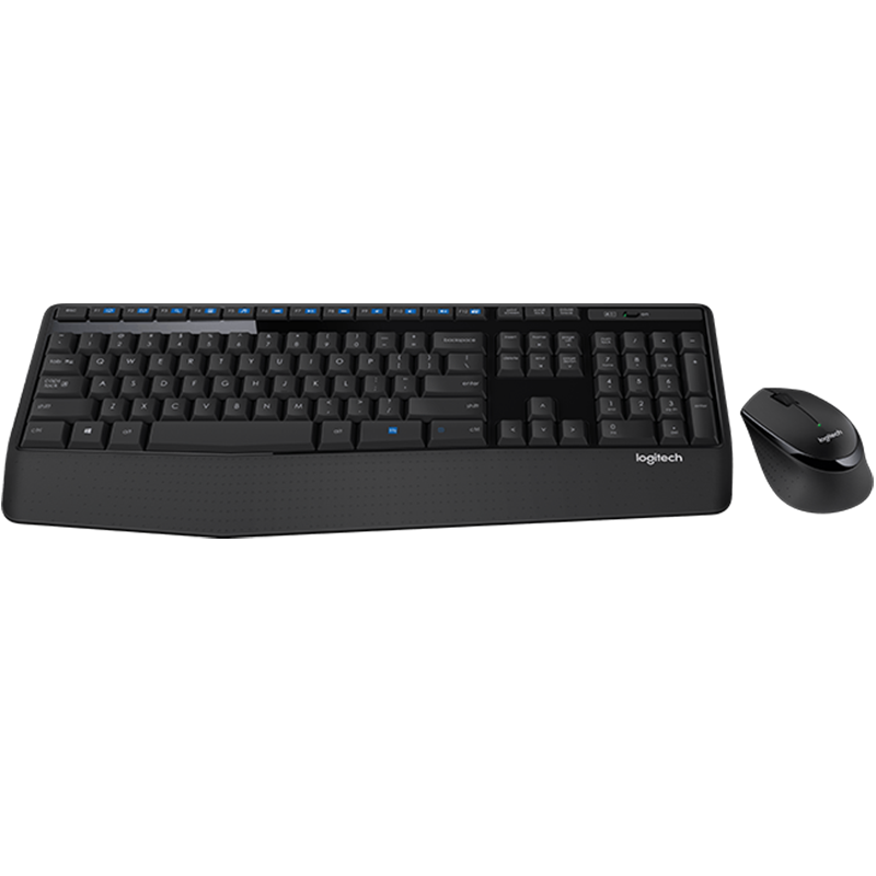 Mouse + Teclado Inalámbricos Logitech Comfort MK345 Black