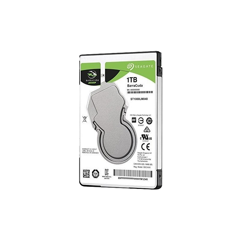 Disco Duro Interno HDD 2.5" de 1 TB y 5400 RPM Seagate BarraCuda