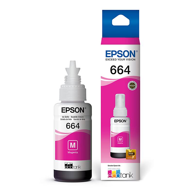​Botella de Tinta Epson T664320 Color Magenta