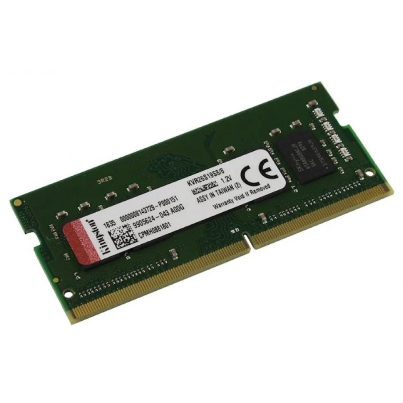 Memoria RAM SODIMM DDR4 Kingston de 8 GB a 2666 MHz