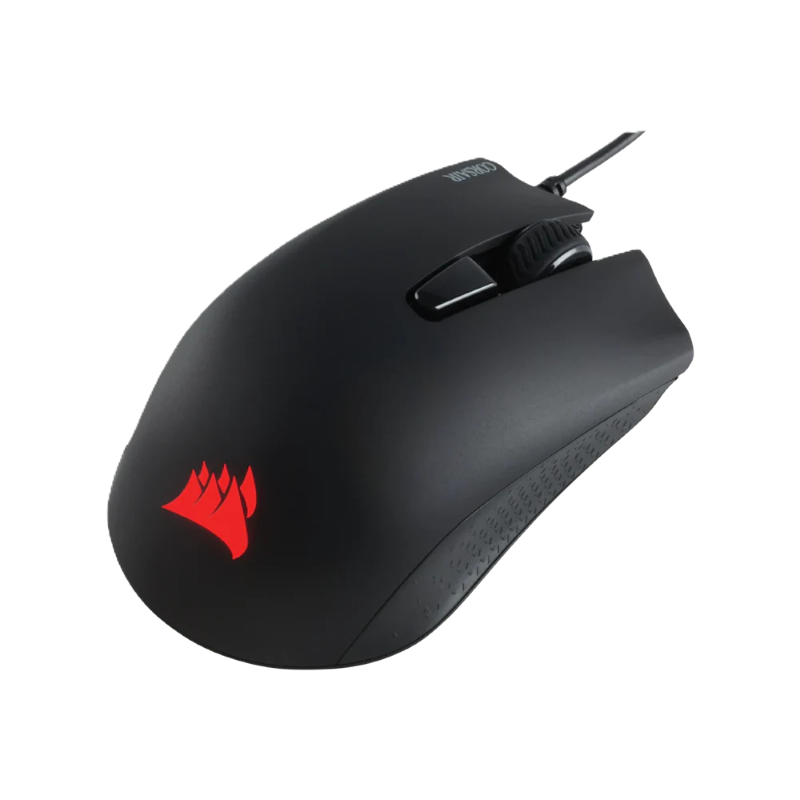 Mouse Gamer Corsair Harpoon RGB Pro de Color Negro con Cable USB-A