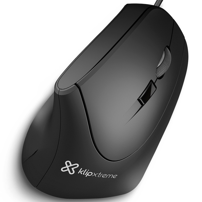 Mouse Ergonómico Klip Xtreme Krown Negro