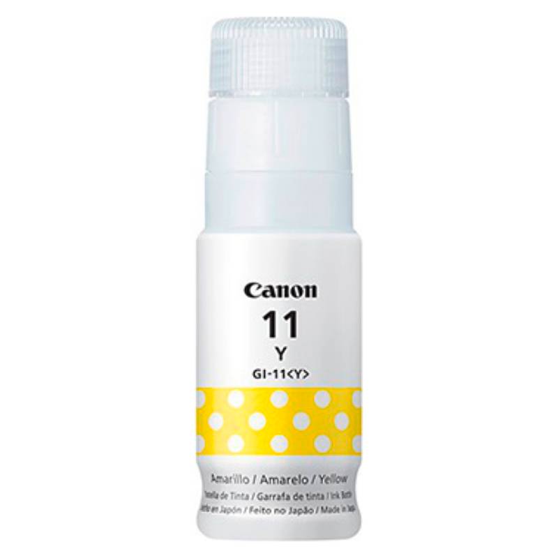 Botella de Tinta Canon GI-11<Y> Color Amarillo
