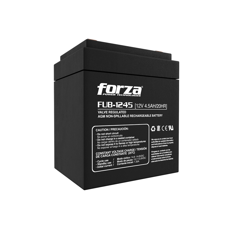 Batería Forza Ácido- Plomo Sellada de 12 Voltios y 4.5 Amperios