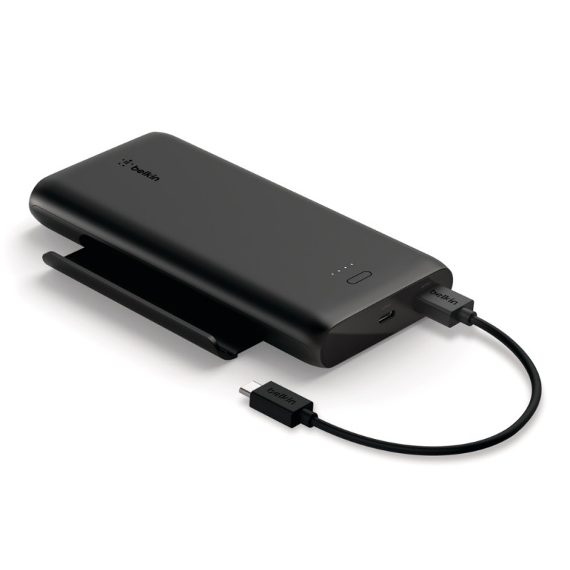 Power Bank Belkin BOOST↑CHARGE 10K + Stand Play Series Color Negro
