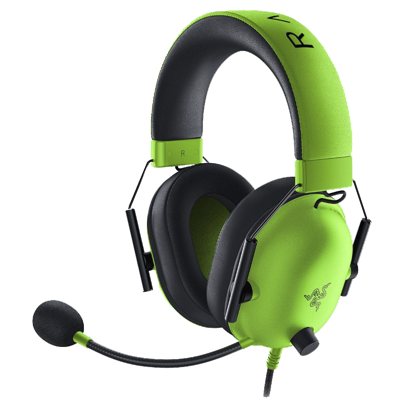 Audífonos Gamer Razer BlackShark V2 X Green Color Verde con Cable