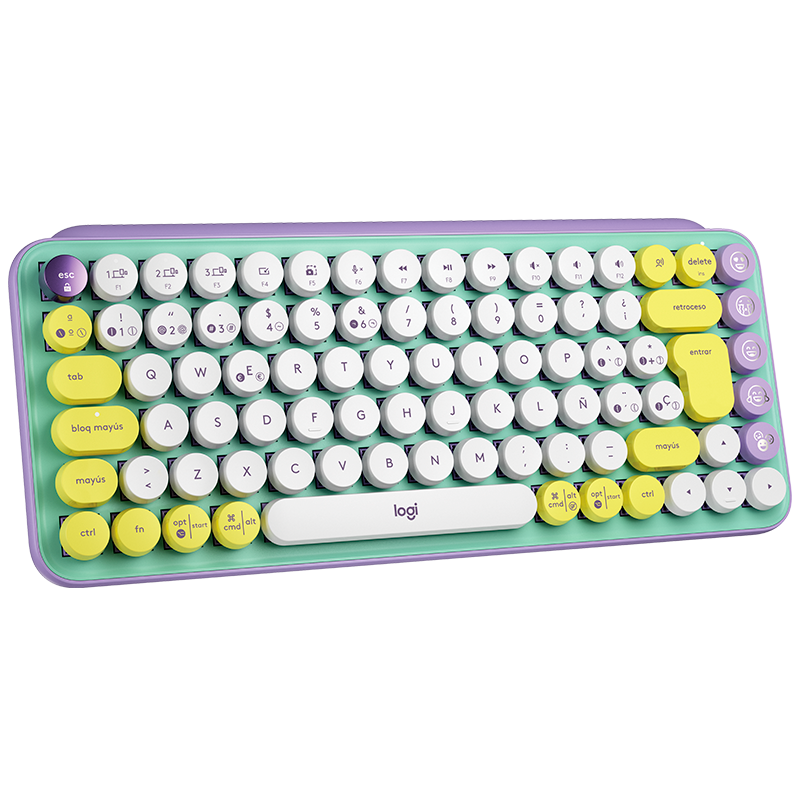 ​Teclado Mecánico Bluetooth Logitech Pop Keys Daydream