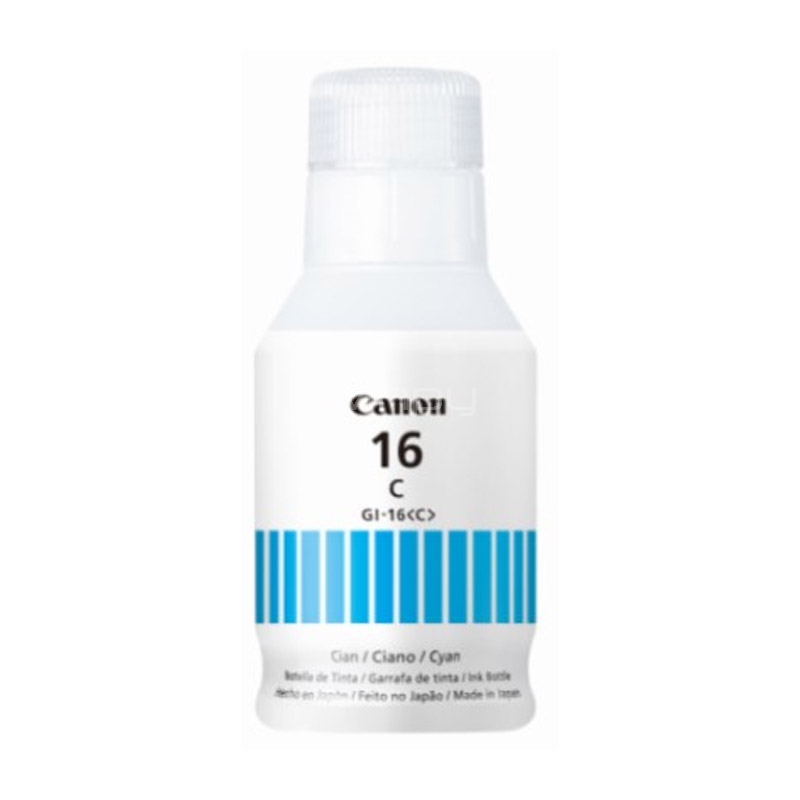 Botella de Tinta Canon GI-16<C> de Color Cian