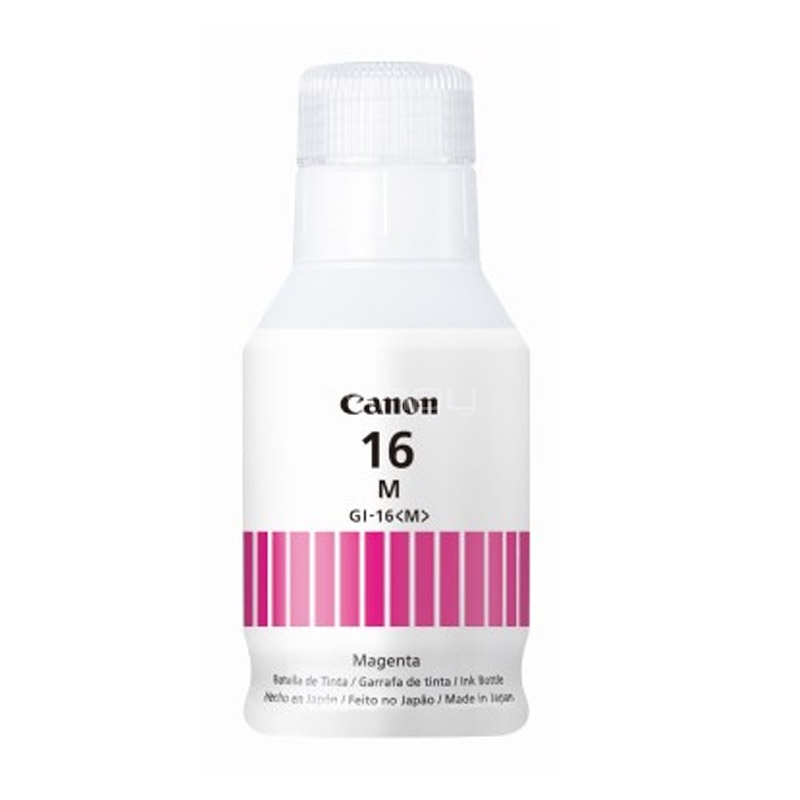 Botella de Tinta Canon GI-16<M> Color Magenta