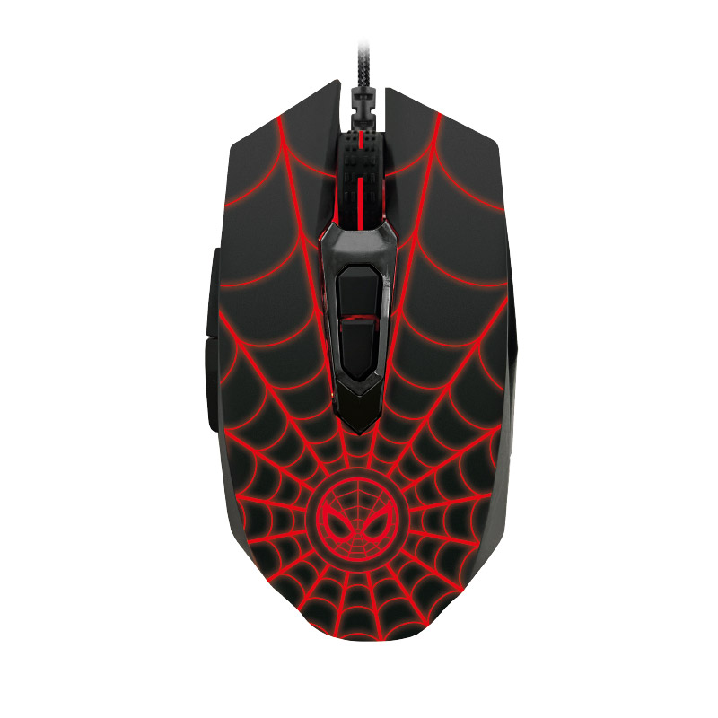 Mouse Gamer Xtech Spiderman Miles Morales con Cable USB-A