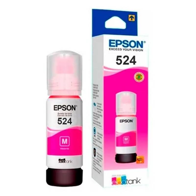 Botella de Tinta Pigmentada Epson T524320 Color Magenta