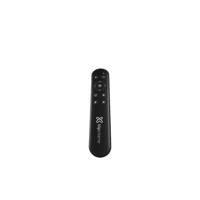 Presentador Inalámbrico Klip Xtreme de Color Negro para Diapositivas