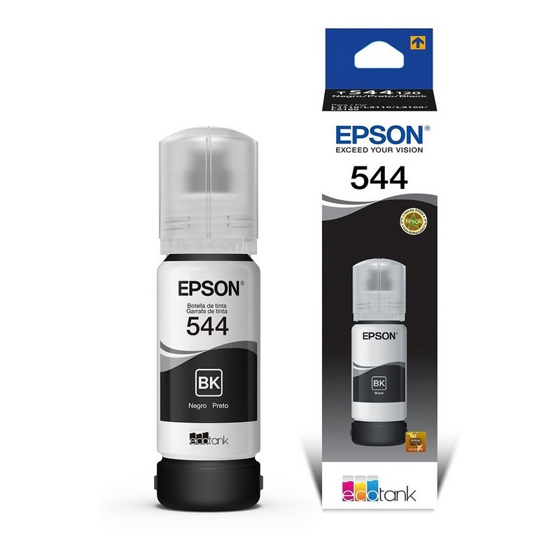 ​​​Botella de Tinta Epson T544120 de Color Negro