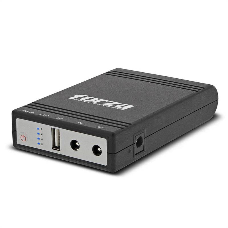 Mini-Sistema UPS y Cargador Portátil Power Bank de CC Forza