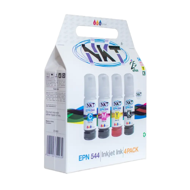Kit de 4 Tintas Genéricas NKT Compatible con 544