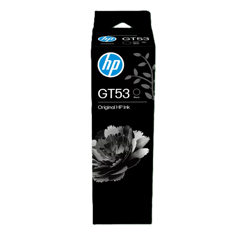Botella de Tinta HP GT53 Black de Color Negro