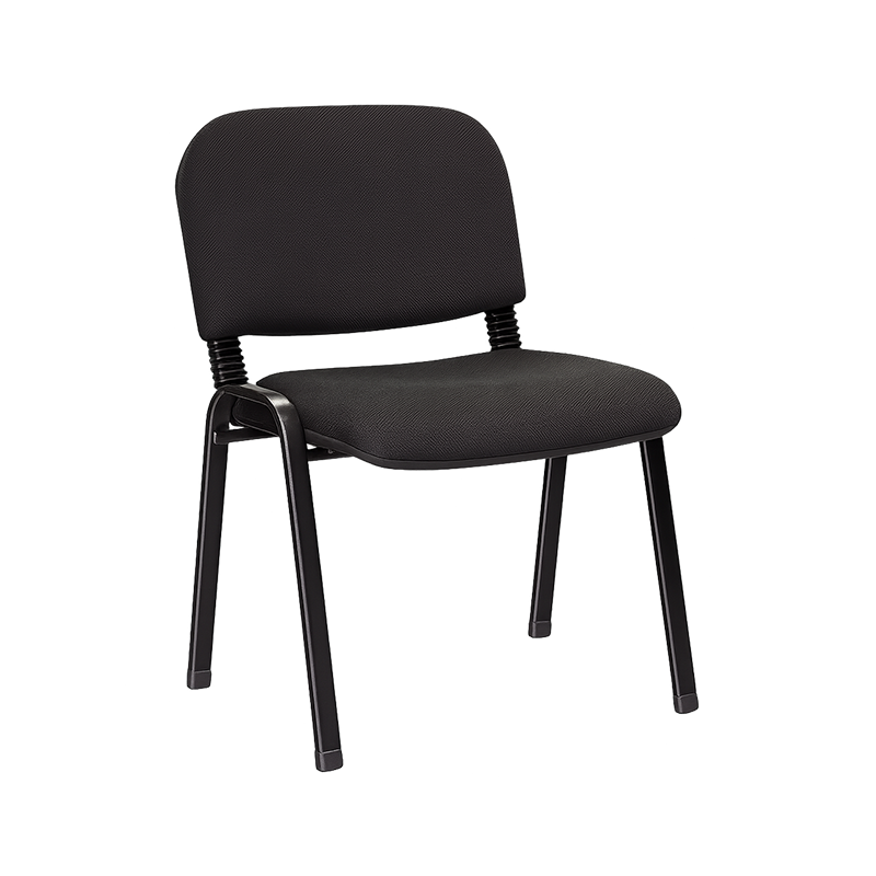 Silla Dorasol  de Espera / Visita de Tela de Color Negro