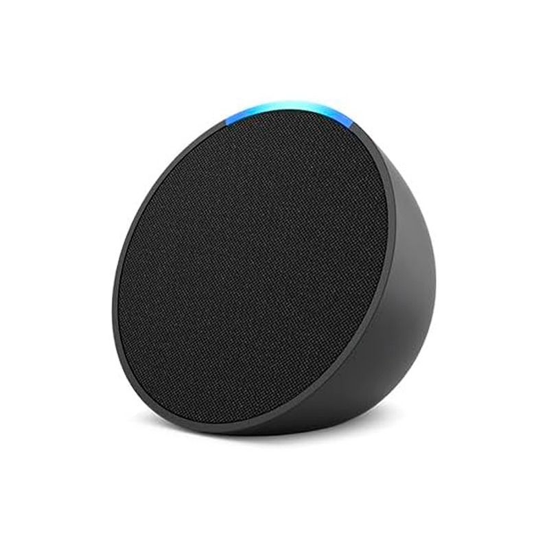 Asistente Inteligente Amazon Alexa Echo Pop Charcoal de Color Negro