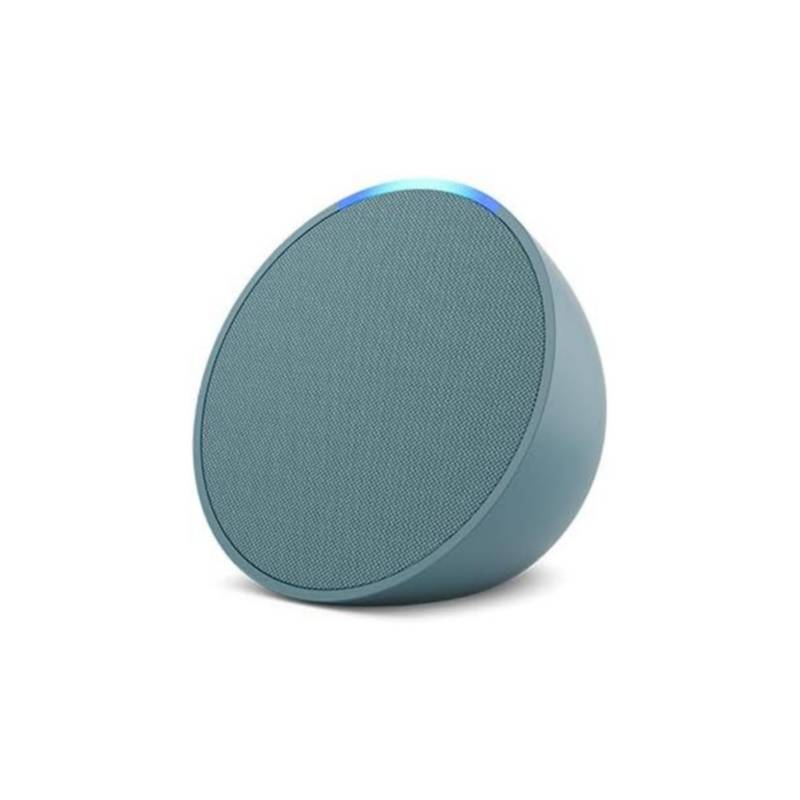 Asistente Inteligente Amazon Alexa Echo Pop Midnight Teal de Color Celeste Medianoche