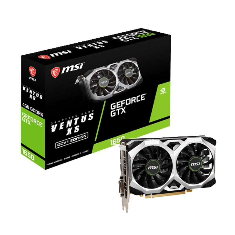 Tarjeta de Video MSI Ventus XS de 4 GB Nvidia GeForce GTX 1650