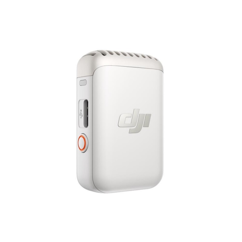 ​Micrófono Transmisor Profesional DJI Mic 2 (Pearl White) de Color Blanco Perla​