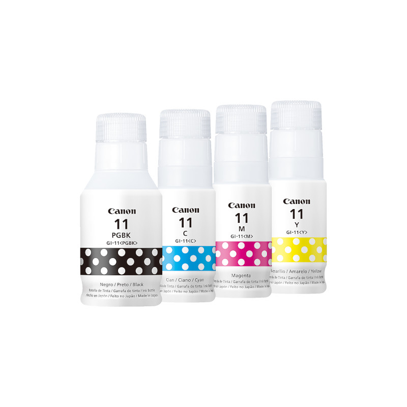 MEGA Kit de 4 Tintas Canon GI-11 BKCMY