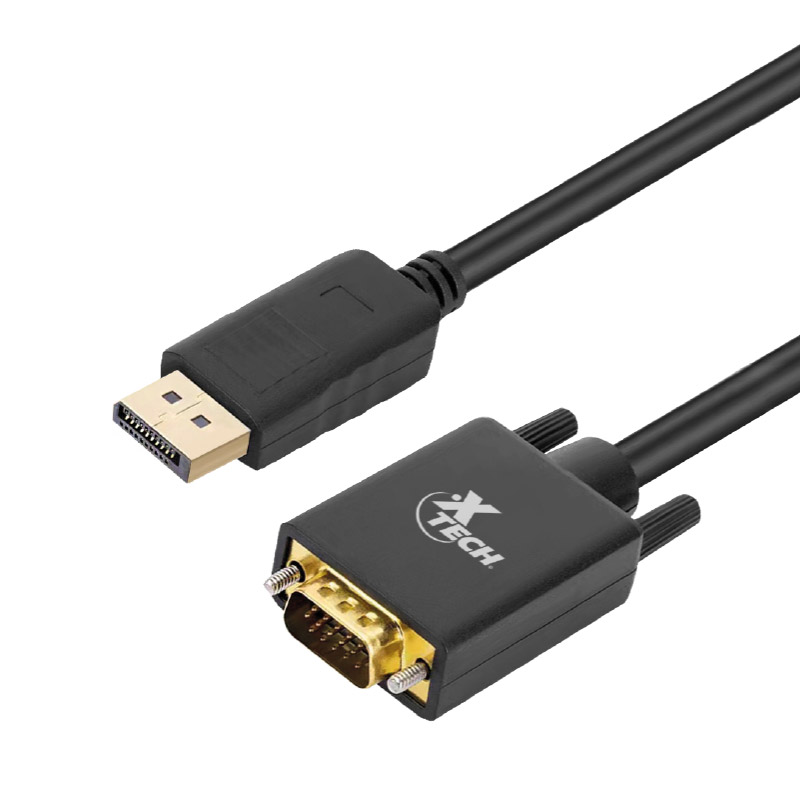 Cable Xtech de DisplayPort Macho a VGA Macho