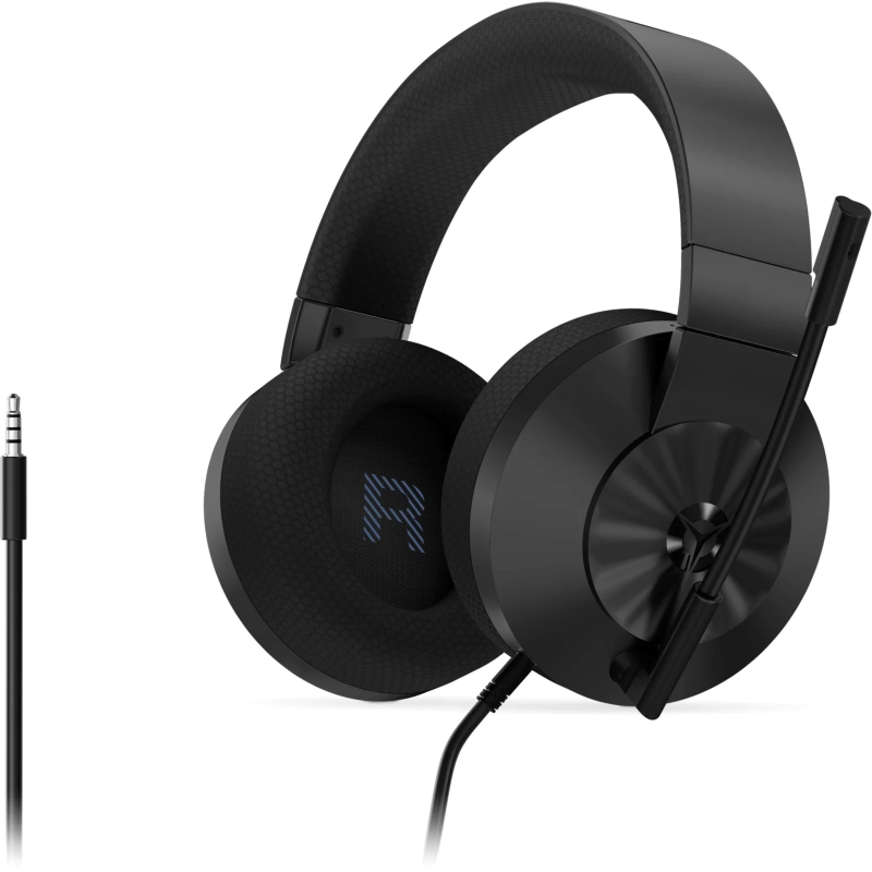 Audífonos Gamer Lenovo Legion H200 de Color Negro con Cable