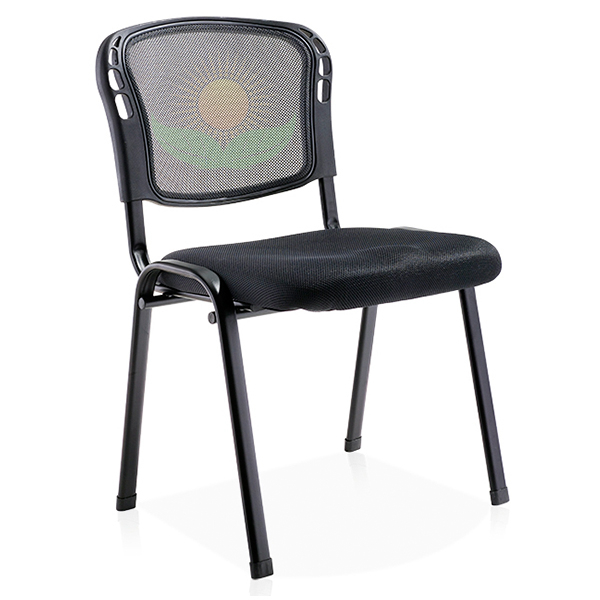 Silla Dorasol de Visita Acolchonada de Color Negro