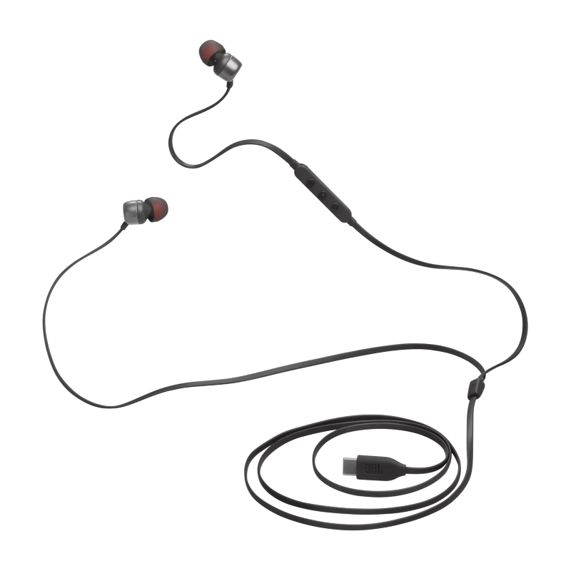 Audífonos JBL Tune 310C USB-C Black de Color Negro