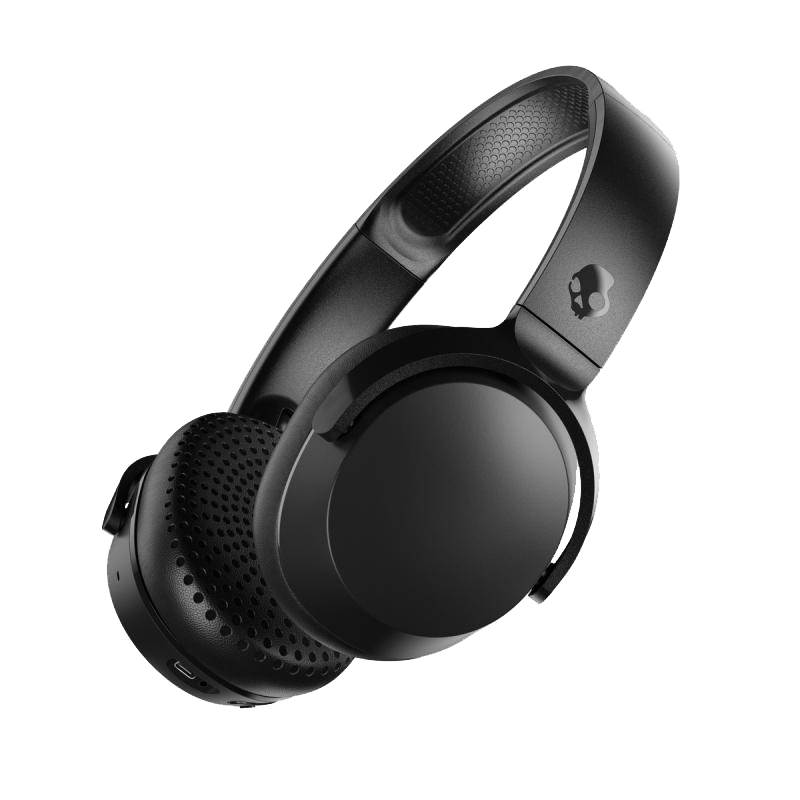 Audífonos Bluetooth Skullcandy Riff 2 True Black de Color Negro