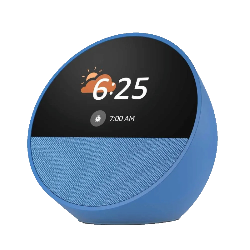 Asistente Inteligente Amazon Alexa Echo Spot Ocean Blue Azul Océano