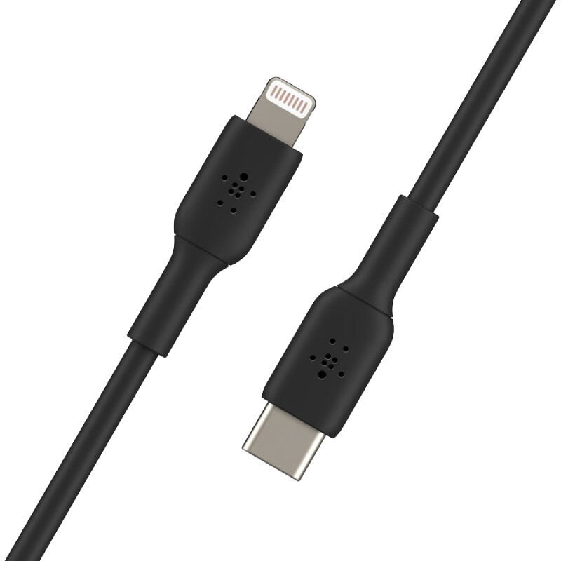 Cable USB-C a Lightning Belkin BOOST↑CHARGE de Color Negro