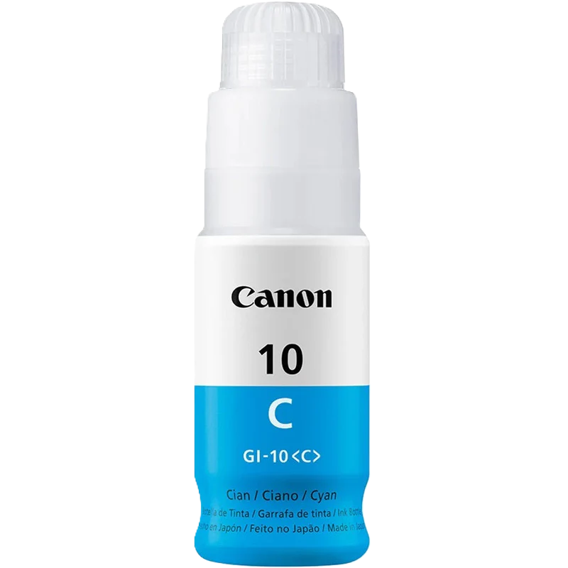 ​​​Botella de Tinta Canon GI-10<C> de Color Cian