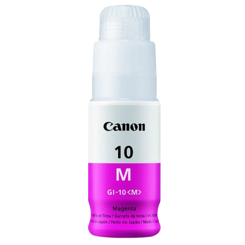 Botella de Tinta Canon GI-10<M> Color Magenta