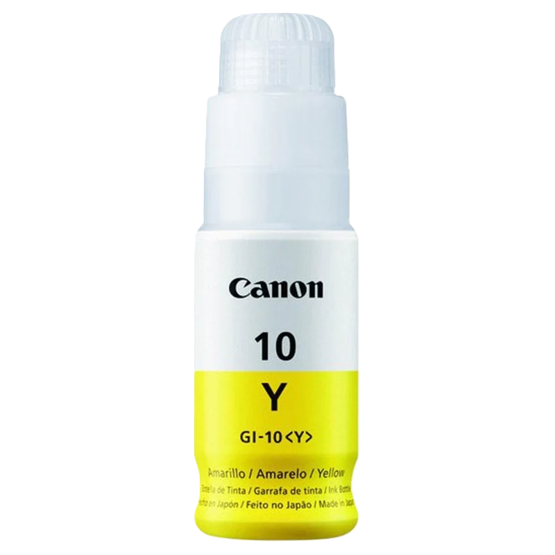 Botella de Tinta Canon GI-10<Y> Color Amarillo
