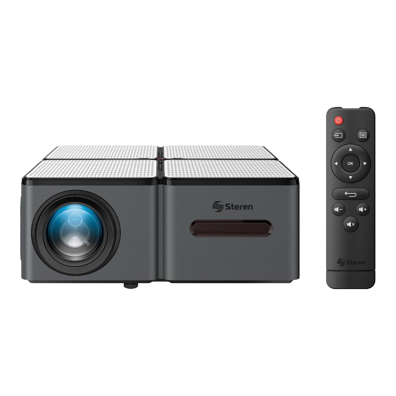 Proyector Inalámbrico Multimedia Steren con Función Espejo
