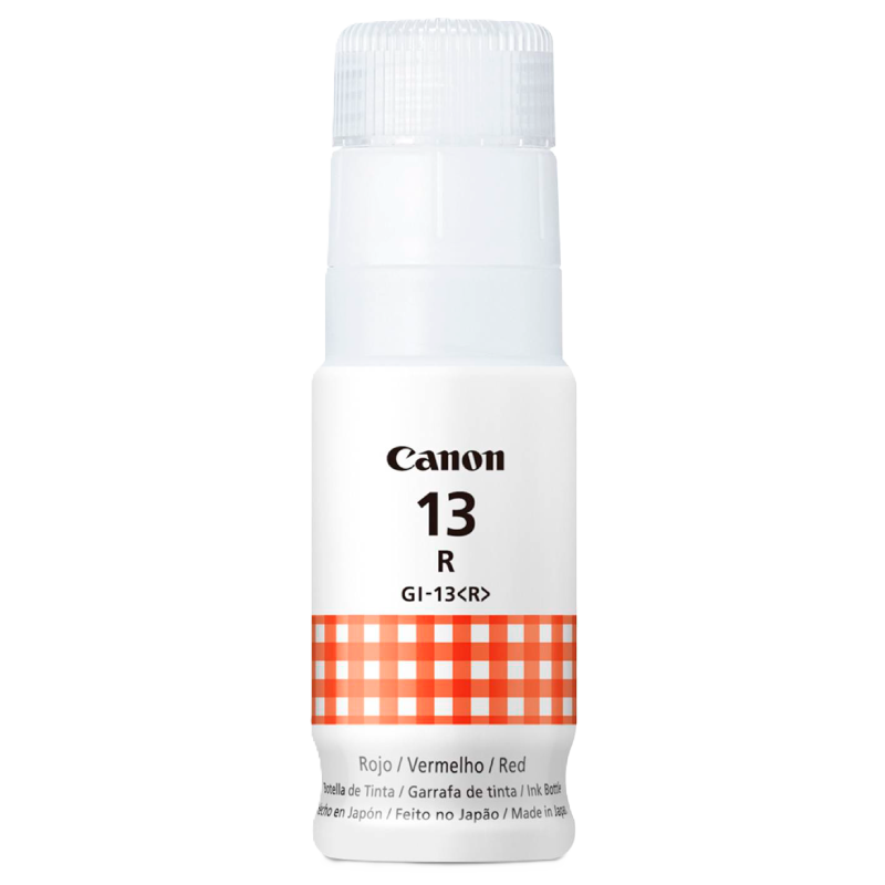 Botella de Tinta Canon GI-13<R> Color Rojo