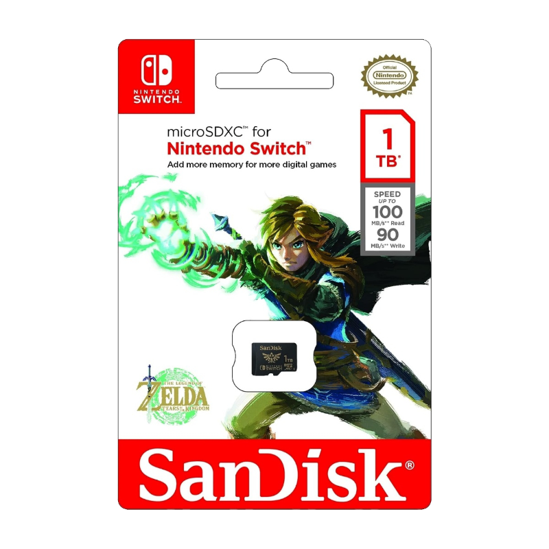 Memoria MicroSDXC SanDisk para Nintendo Switch de 1 TB