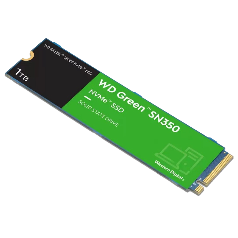 Unidad de Estado Sólido M.2 NVMe Western Digital WD Green SN350 de 1 TB