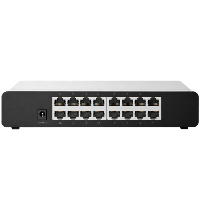 Switch de Red Steren de 16 Puertos Ethernet de Color Blanco