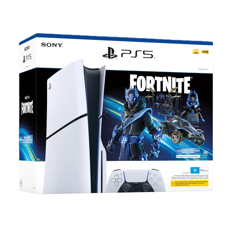 Consola PlayStation 5 Slim Fortnite Cobalt Star para Videojuegos