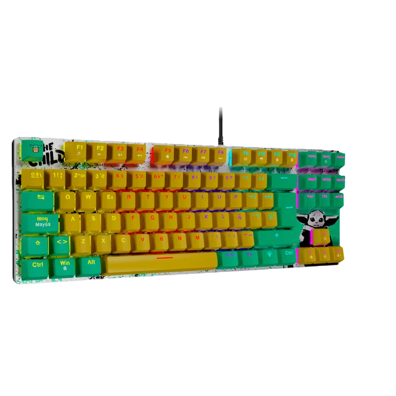 Teclado Gamer Café Primus Ballista81T Star Wars Grogu