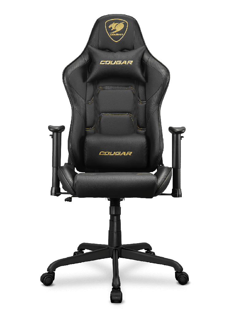 SILLA GAMING COUGAR ARMOR ELITE ROYAL NEGRO DORADO